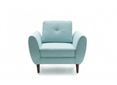 Design Chesterfield Stoffcouch Still 1-Sëtzer Polstersofas Lounge Club