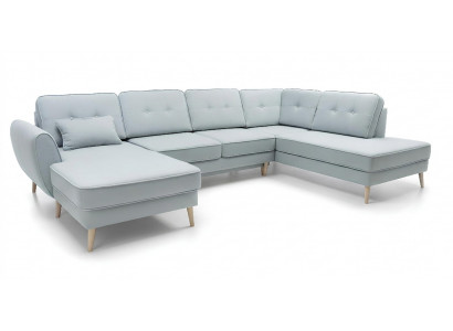 Wunnzëmmer Miwwelen Ecksofa Textilsofa Design Sofa Ecksofaen U Form Modern Polsterung