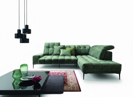 Ecksofa modernen Design Luxus Sofas L-Form Stoff Couch Wunnzëmmer Sofa Couchen