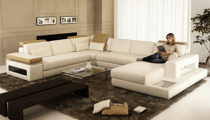 Wunnlandschaft Ecksofa Lieder EckSofa Nei U Form Sofa Canapé Polster.