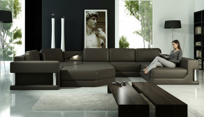 Sofa Wunnlandschaft Design Ecksofa Lieder Nei U Form Sofa Canapé Polster Canapéen