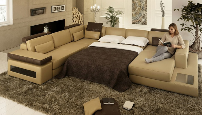 U-Form Couch Design Polster Textil Eck Modern Sofas Wunnlandschaft Ecksofa Stoff