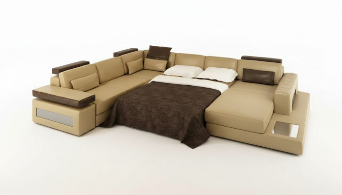 U-Form Couch Design Polster Textil Eck Modern Sofas Wunnlandschaft Ecksofa Stoff