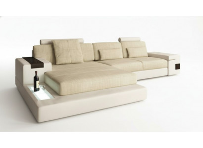 L-Form Bettfunktioun Canapé Lieder Sofaen Couchen Schlof Sofa Design Eckssofà