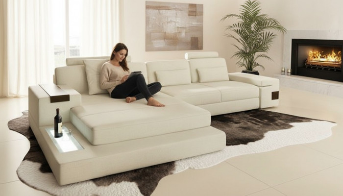 Design Canapé Këssen Textil Lieder Eckstoff Eckcanapé L Form Canapé Canapé.