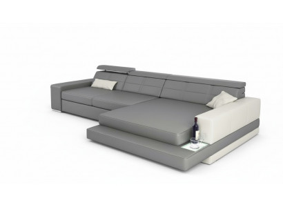 XXL Canapé Ecksofa Lieder Wunnlandschaft Sofa Design Modern Sofa L-Form