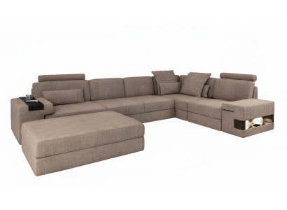 Wunnlandschaft Ecksofa L-Form Sofa Set Design Couch Textil Modern Polster Nei