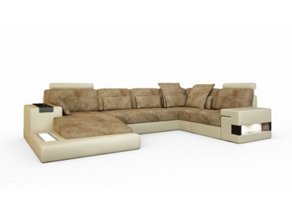 Wunnlandschaft Sofa Couch Polster Vintage Sofaen Eck Ecksofa U-Form Nei