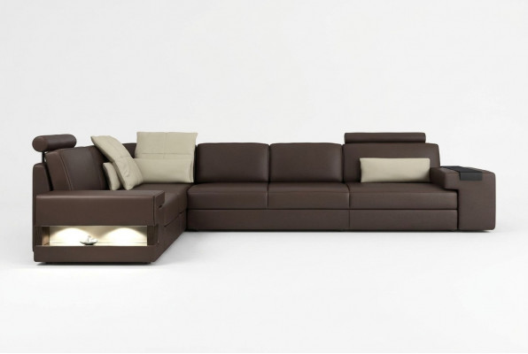Wunnzëmmer Brong Miwwelen Textil Canapéën Eckcanapé L Form Canapé Polstermiwwel Schlofcouch