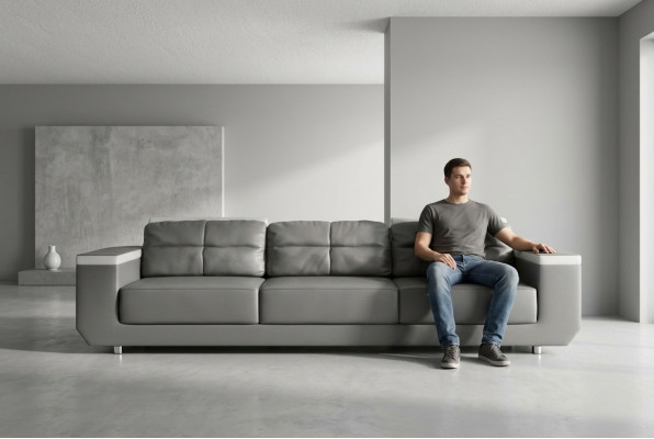 Sofa Design Sofas 3-Sëtzer Canapé mat Schlooffunktion nei Sofas Luxus Modern Neigkeet