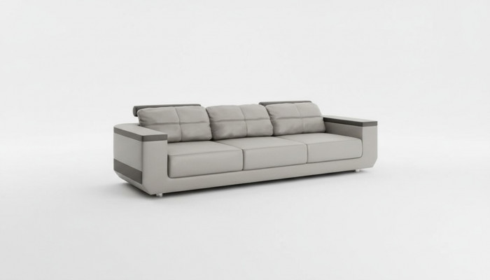 Modern 3-sëtzert XXL Sofa, Möbeldesigner Stoffsofa, Luxus-Couchen a Sofadesign 3-er.