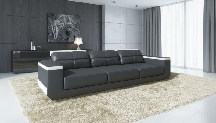Grouss Sofa Canapé Polster Miwwelen Sofas Couchen Schlofsofa XXL Miwwelen Wunnzëmmer Nei
