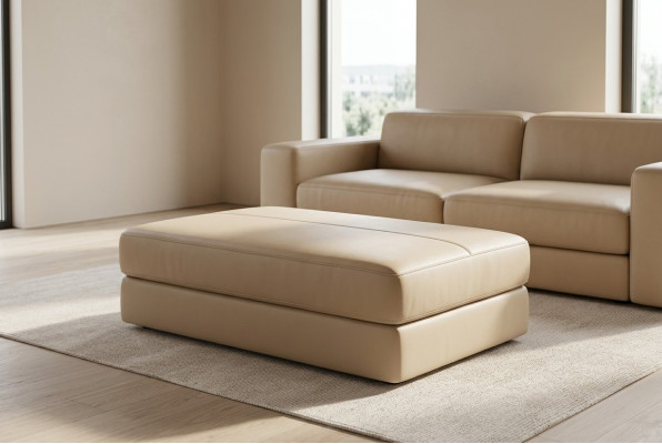Ottoman Sëtzmontur Sëtzpouf Designer Hocker Polster Wunnzëmmer Bänk Fousshocker