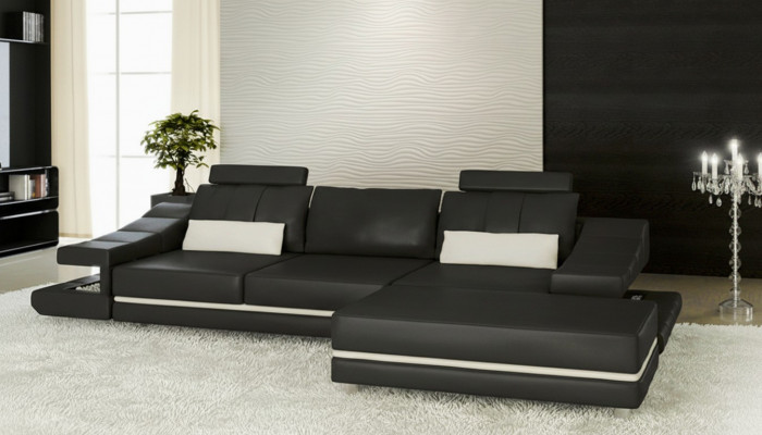 Modern Luxus nobelt Sofa Lieder 3 Sëtzer Hocker Wunnzëmmer Büro NEI Konscht