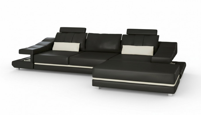 Modern Luxus nobelt Sofa Lieder 3 Sëtzer Hocker Wunnzëmmer Büro NEI Konscht