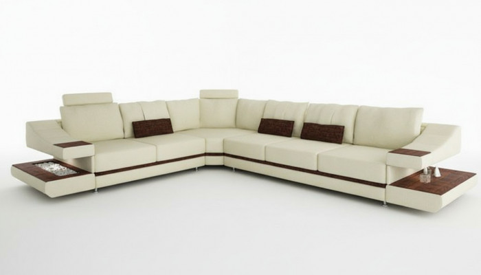 Design Wunnlandschaft Eckcouch Textil Lieder Nei Sofa L-Form Sofa Canapé Polster.