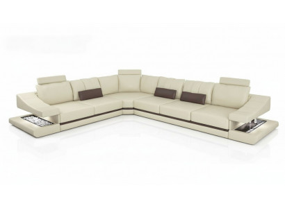 Ecksofas Eck Ecksofa Canapé Pölstermöbel Wunnzëmmer Textil L-Form Sofas