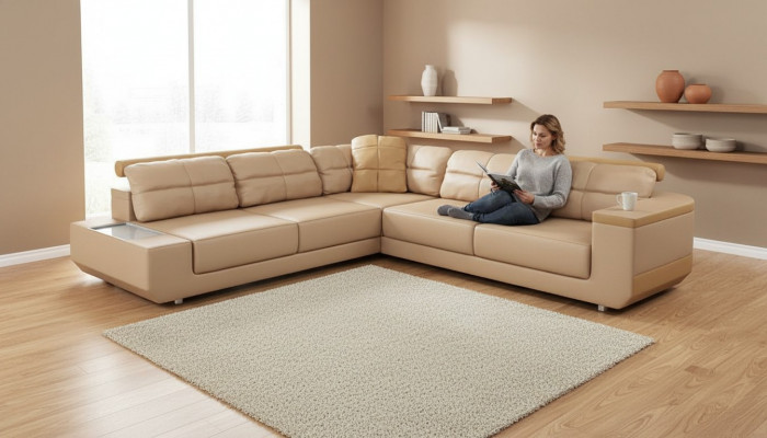 Eckcouch Canapéen Luxus Lieder L Form Stoff Modern Eckcouch Couch Sofa Wunnlandschaft
