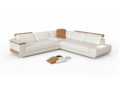 Modernen Design Sofa L-Form XXL Canapé Ecksofa Lieder Wunnlandschaft