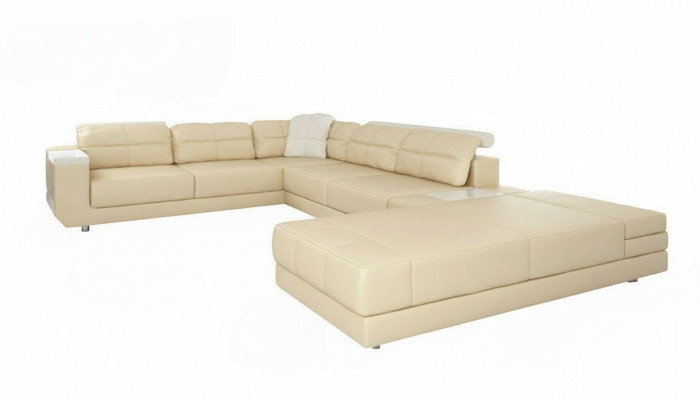 Sofa Eckcouch Canapé Design Polster Ecksofa Wohnlandschaft U Form Sofas Couchen