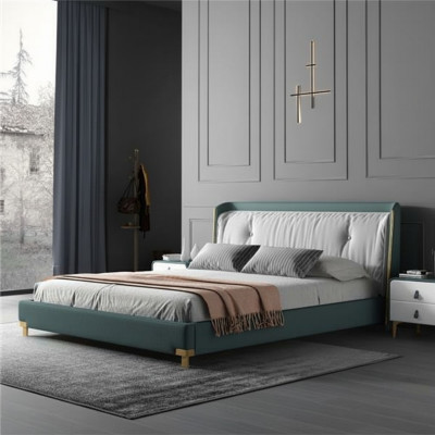 Duebelbett Better Design Polster Schlofzëmmer 180x200cm Modern Holz