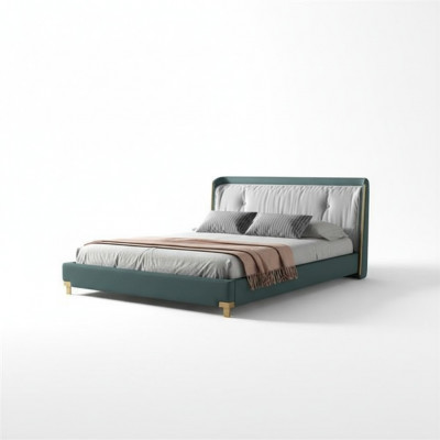 Duebelbett Better Design Polster Schlofzëmmer 180x200cm Modern Holz