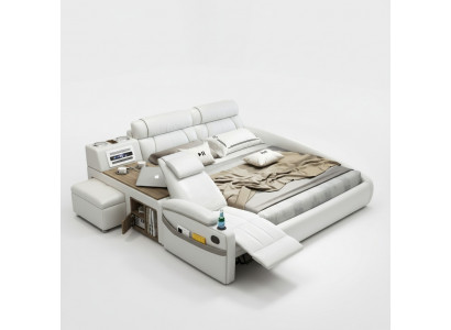 Design Bett XXL Grouss Better Lieder Hotel Polster 180x200cm Multifunktioun