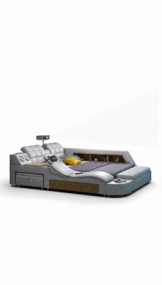 Bett Multifunktioun Better tv Beamer USB LED Massage Funktioun Hotel Luxus