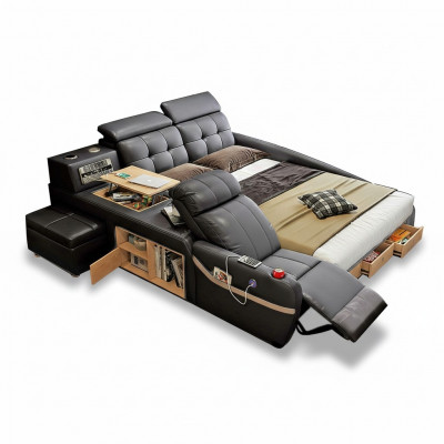 Multifunktion Deluxe Better Massage Funktioun Bett Hotel Polster Led USB Radio
