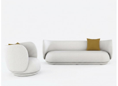 Sofa 2 Sëtzer Samt Zweisëtzer Relax Sëtz Design Couch Lounge Sofas Miwwelen Samt
