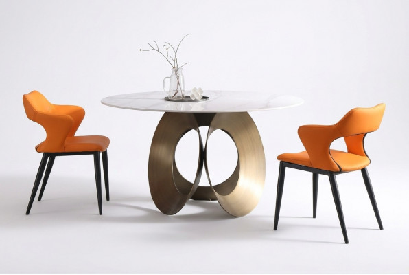 Iessdësch Iesszëmmer Modern Edelstol Wunnzëmmer Kichen Dëscher Design Dësch Metall