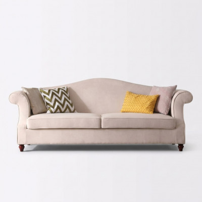 Couch 3 Sëtzer Lounge Stoff Sofa Wunnlandschaft Relax Sëtz Design Sofas Textil