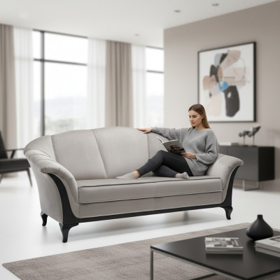 Duebelszofa + 2-Sëtz-Designszofa + Duebelszofa am modernen Stil 190 x 92 cm