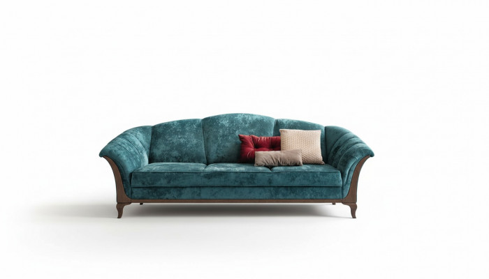 Schlofsofa Dräisetzer Modern Stil Miwwelen Sofae 3 Sëtzer Moderne Sofa Couchen Neien