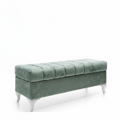 Designer Hocker Chaise Longue Wunnzëmmer Modern Sitzbänk Fousshocker 140 x 43cm Nei