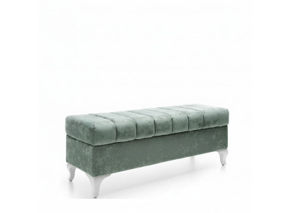 Designer Hocker Chaise Longue Wunnzëmmer Modern Sitzbänk Fousshocker 140 x 43cm Nei