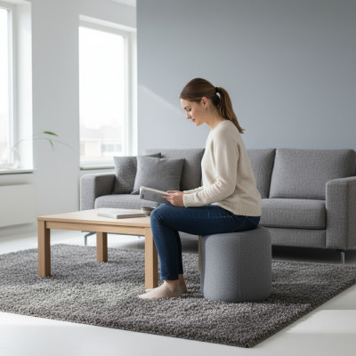 Ronne Schemel Designer Moderne Schemel Foussschemel Bäizetschemel Chaiselounge Gepolstert