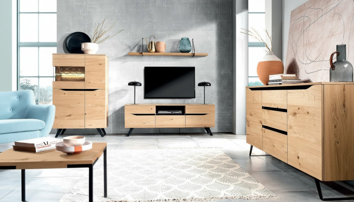 Kommode Sideboard Highboard Schaf Anrichte 2 Dieren 3 Tiräng Regaal Hotel