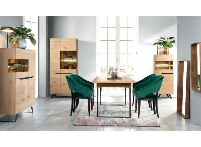 Design Vitrinn Kommode Anrichte Side Schaf Regal Luxus Wunnzëmmer Schief Nei
