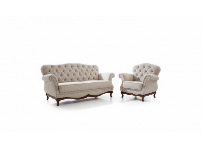 Designer Miwwel Sofa Coch 3-Sëtz Polstersofas Wunnzëmmer Couchen Modernen Stil