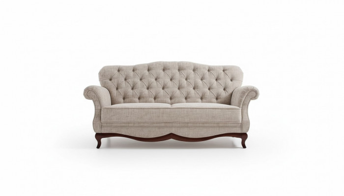 Schlofzofa Dräisëtzer Modern Stil Wunnzëmmer Sofa 3er Designer Miwwel Couchen Nei