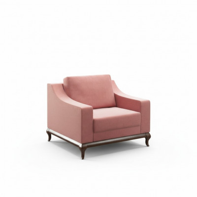 Fauteuil Design Miwwel klassesche Stil Wunnzëmmer 95 x 100 cm Lounge Fauteuil Neien