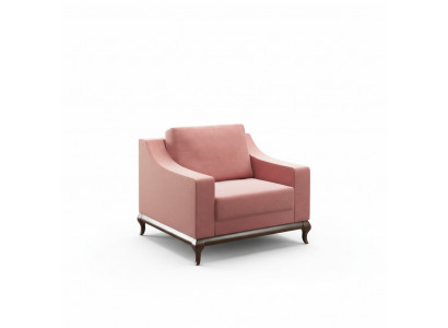 Fauteuil Design Miwwel klassesche Stil Wunnzëmmer 95 x 100 cm Lounge Fauteuil Neien