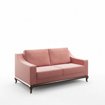 Sofa 2 Sëtzer 160 x 100 cm Modern Stil Miwwelen Sofa 2 Sëtzer Moderne Sofa Couchen