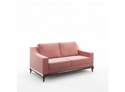 Sofa 2 Sëtzer 160 x 100 cm Modern Stil Miwwelen Sofa 2 Sëtzer Moderne Sofa Couchen
