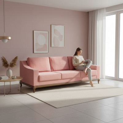 Canapé 3 Plazen SchloofCanapé Dräiplaz Modern Stil Miwwelen Designer mat Schlooffunktioun