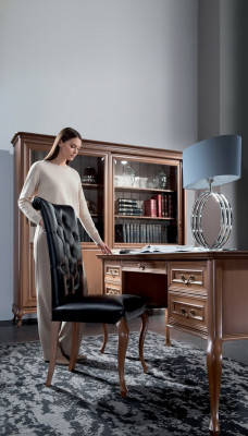 Stull Fauteuil Lehnstull Design Still Héichwäerteg Miwwelen Luxus Ariichtung Neit