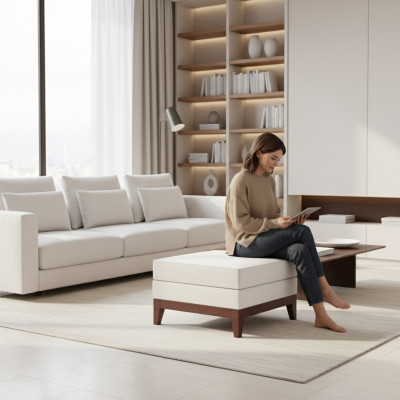 Hocker Klassesch Sëtzbank Foussocker Sëtzocker Fousshocker Wunnzëmmer Designer
