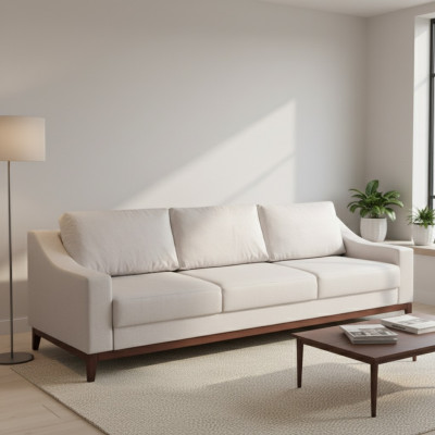 Modern dräisëtzegt Schloofsofa modern Stil Miwwelen Sofa 3-Sëtz Sofa Couchen Nei