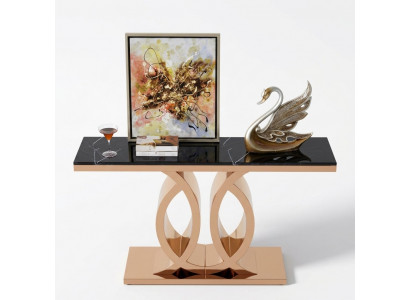 Designer Holz Konsolendësch Dësch Konsole Konsolendëscher Luxus Konsole